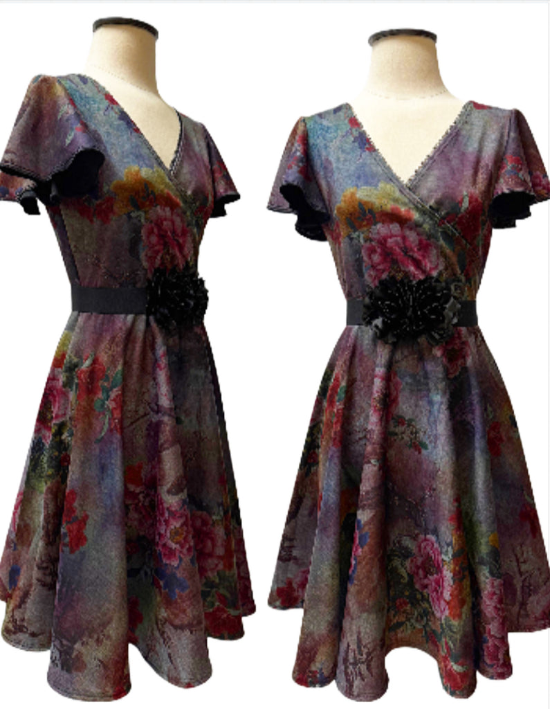 Robynne Dress - Dark Floral