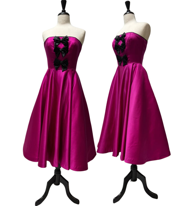 Laura Gown - Fuchsia Satin