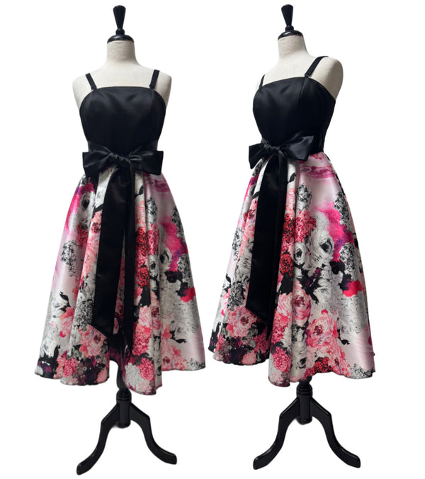 Laura Cocktail Dress - Peony Print