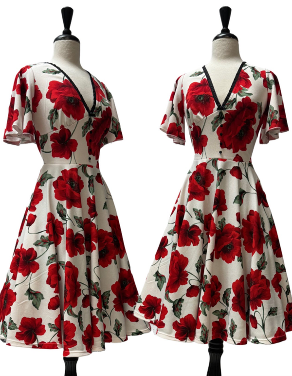 Siobhan Dress - Poppies