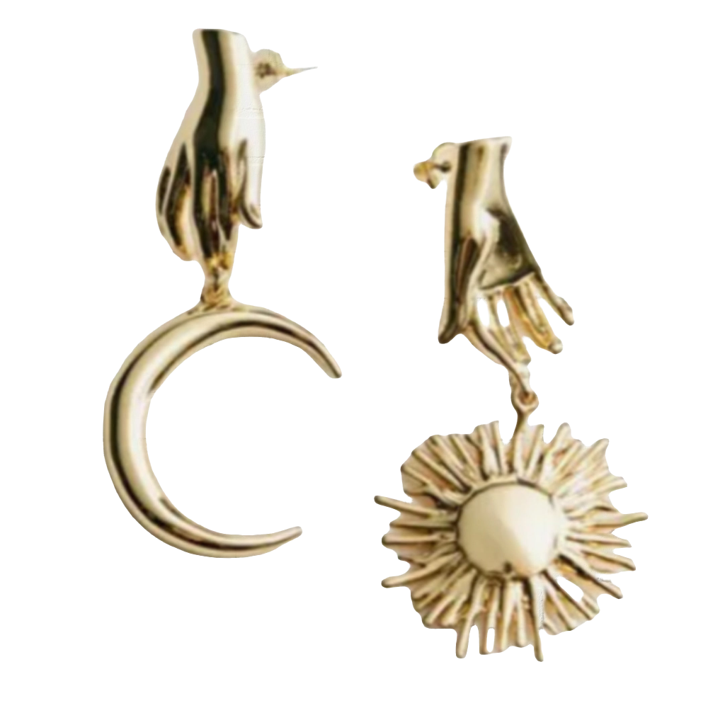 Earrings - Celestial Hand